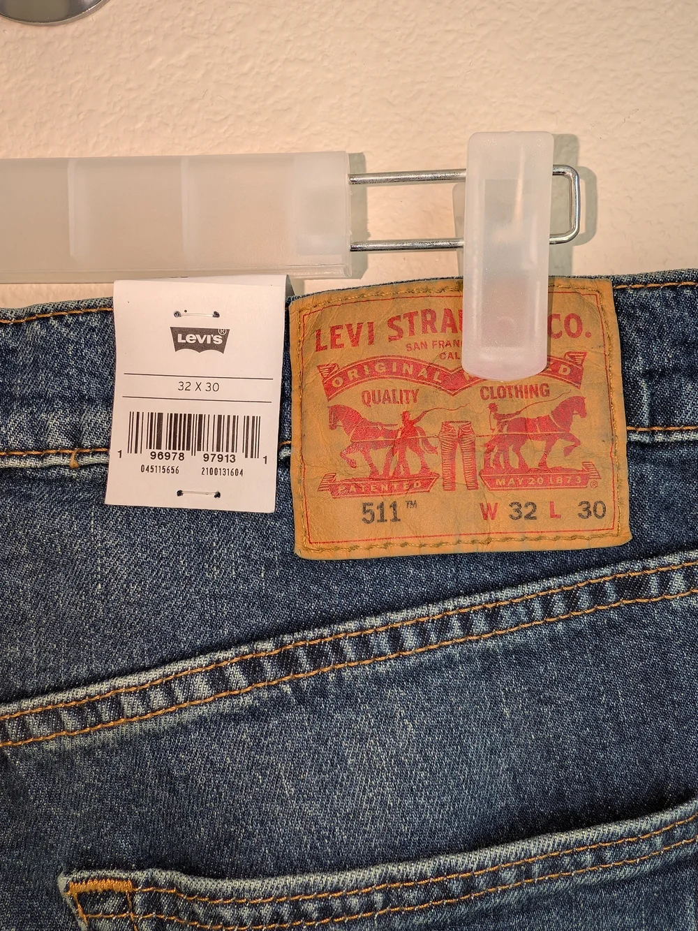 NWT Levi's 511 Slim Stretch Mens Size 32x30